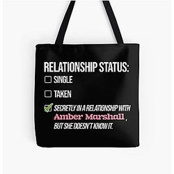 Amber Marshall Relationship Over Print Tote Bag
