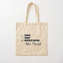 Mentally Dating Amber Marshall Cotton Tote Bag
