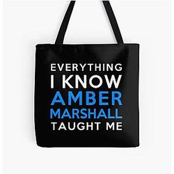 Amber Marshall Everything All Over Print Tote Bag