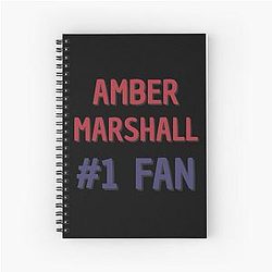 Amber Marshall Spiral Notebook
