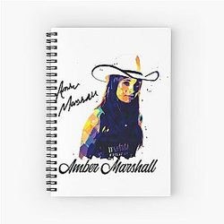 Amber Marshall Spiral Notebook