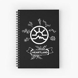 Heartland Ranch, Amy and Ty, Amber Marshall, Spartan Horse, Farming, Horses, Spiral Notebook
