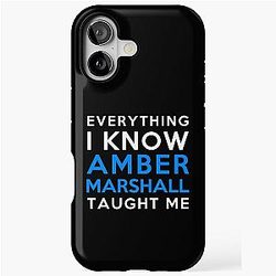 Amber Marshall - Everything I know iPhone Case