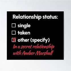 Amber Marshall - Relationship Poster