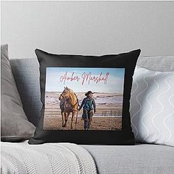 Classic Amber Marshall Art Kora Throw Pillow