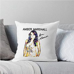 Amber Marshall Funny Throw Pillow
