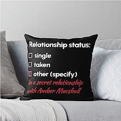 Amber Marshall Relationship Throw Pillow
