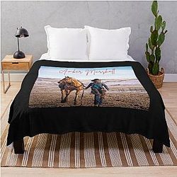 Classic Amber Marshall Art Kora Throw Blanket