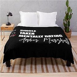 Mentally Dating Amber Marshall Throw Blanket