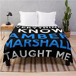 Amber Marshall - Everything I Know Throw Blanket
