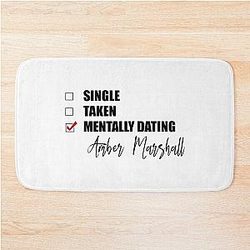 Mentally Dating Amber Marshall Bath Mat