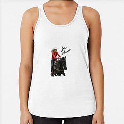 Amber Marshall horses Racerback Tank Top