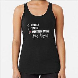 Mentally Dating Amber Marshall Racerback Top
