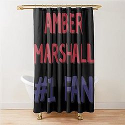 Amber Marshall - Fan Shower Curtain