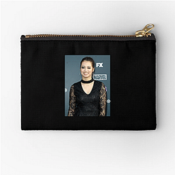 Amber Midthunder Fan Art Amber Midthunder Zipper Pouches