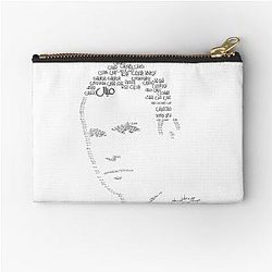 Amr Diab Typography Zipper Pouch