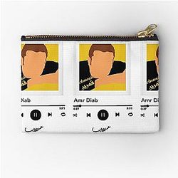 Amr Diab plaque for Amarain album (Two Moon) Zipper Pouch