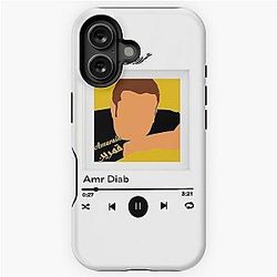 Amr Diab Plaque for Amarain Album iPhone Tough Case Two Moons
