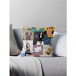 Amr Diab Album Collection Throw Pillow