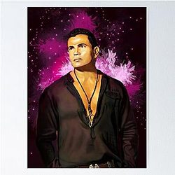 Amr Diab Digital Painting Poster