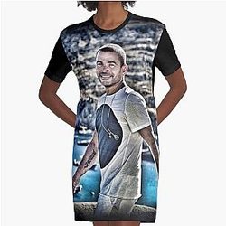 Amr Diab Graphic T Shirt Dress