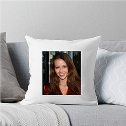 Amy Acker is a prominent genre actress Amy Acker Pillows Cover