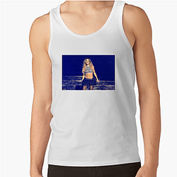Anahí Unique Star Motif Anahí Tank Tops