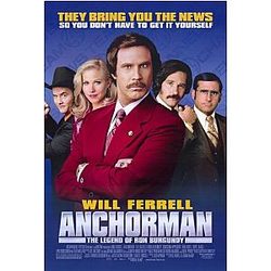 Anchorman: The Legend of Ron Burgundy Movie Poster (11 x 17)