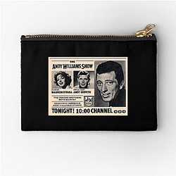 Andy Williams was from Iowa Andy Williams Zipper Pouches