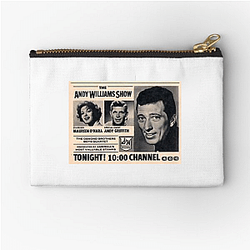 Andy Williams was from Iowa Andy Williams Zipper Pouches