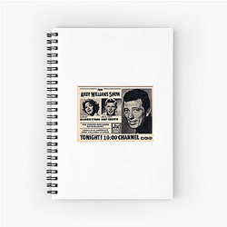 Andy Williams was from Iowa Andy Williams Notebook