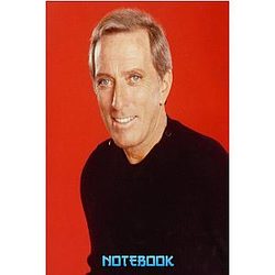 Notebook: Andy Williams Lined Notebook (College Ruled) 6x9 100 Pages | Notebook Gift Idea Collection #462