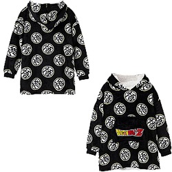 Dragon Ball Z Battle Hour Oversized Blanket Hoodie HTA 0204 Meo Cua Hoodies