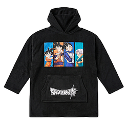 Dragon Ball Z Goku vs Vegeta Battle Hour Blanket Hoodie HTA 0304 Meo Cua Hoodies