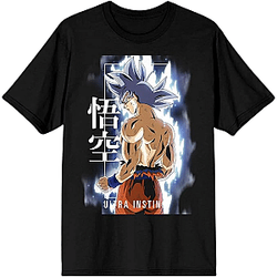 Dragonball Z Super Ultra Instinct Men's Black T-shirt HTA 0304 Meo Cua T-Shirts