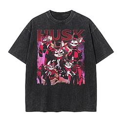 Hazbin Hotel Husk Demon Cat Cartoon HTA2804 Meo Cua T-Shirts