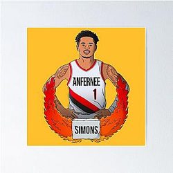 Anfernee Simons - Portland Basketball Poster