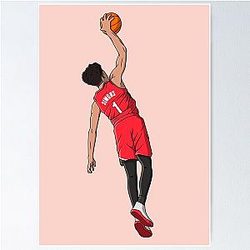 Anfernee Simons - Portland Trail Blazers Basketball Poster