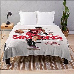 Anfernee Simons Throw Blanket