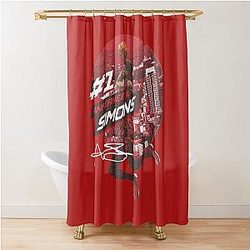 Anfernee Simons City Shower Curtain