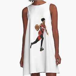 Anfernee Simons Runs A-Line Dress