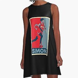 Anfernee Simons Runs The Hope A-Line Dress