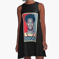 Anfernee Simons Hope A-line Dress