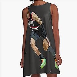 Anfernee Simons A-Line Dress