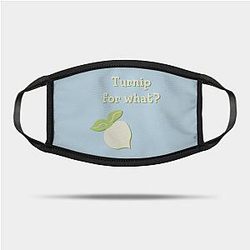 Animal Crossing Face Masks - Turnip for What? Mask TP2712