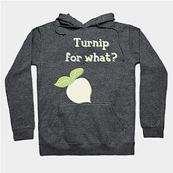 Animal Crossing Hoodies - Turnip for What? Hoodie TP2712