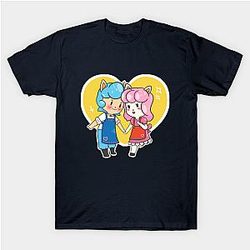 Animal Crossing T-셔츠 - Alpaca 사랑 티셔츠 TP2712