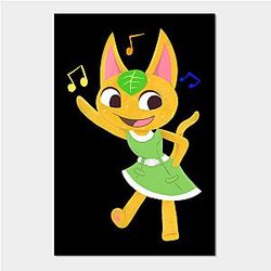 Animal Crossing Posters - Musical Tangy Poster TP2712