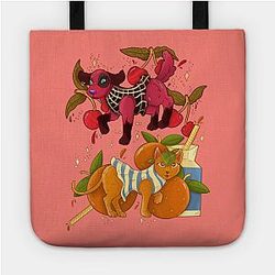 Animal Crossing Bags - Cherry and Tangy Tote TP2712