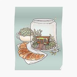 Animal Crossing Posters - The Roost terrarium Poster RB3004